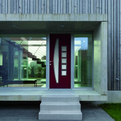 panneau PORTE D'entrée pvc N°1