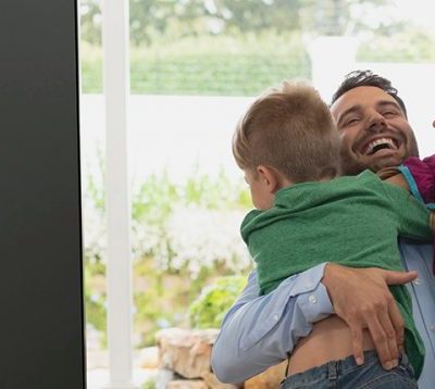 Porte d'entrée contemporaine solobloc