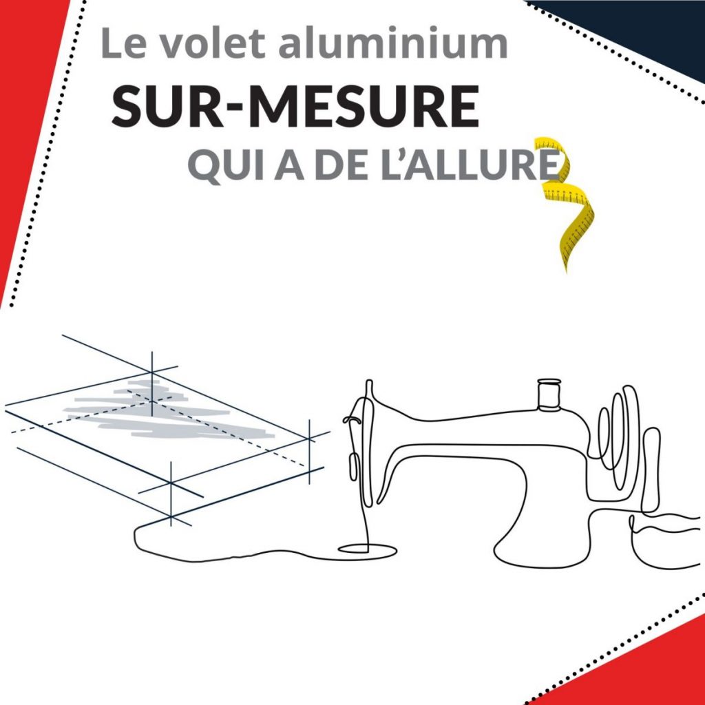 Volet aluminium sur-mesure