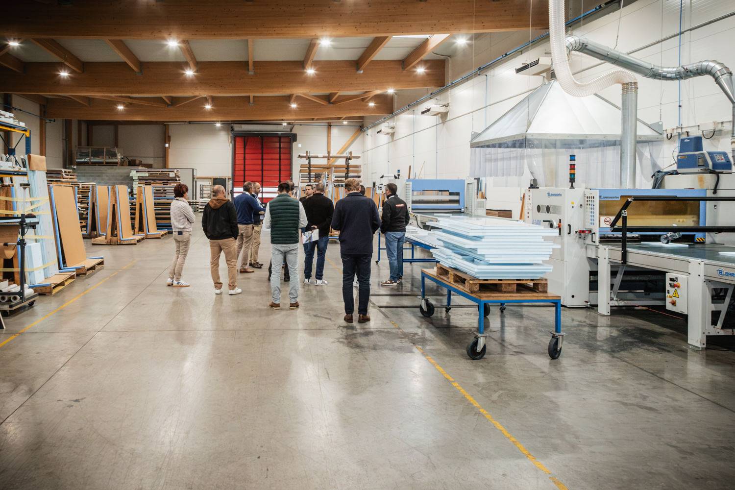 Ligne de fabrication sur mesure du site ISOSTA de Cholet